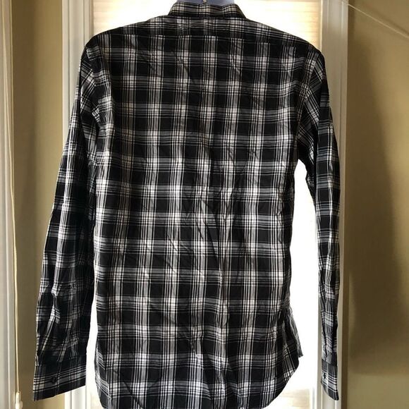 Zara Mens Checkered Button down shirt - Picture 4 of 4
